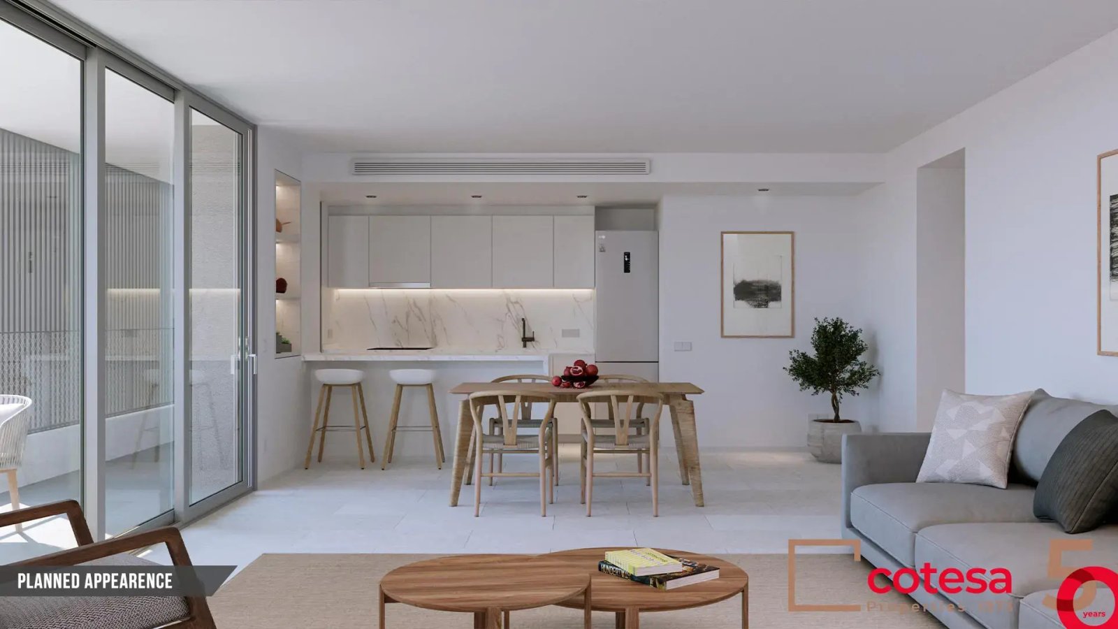 🌅 High up in Cala Millor – Design meets comfort on the 4th floor of the S’Estanyol project 