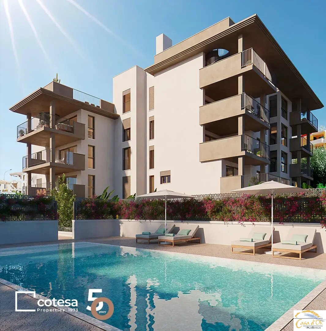 Cala Millor: New apartments with communal pool, garage and storage room included. 