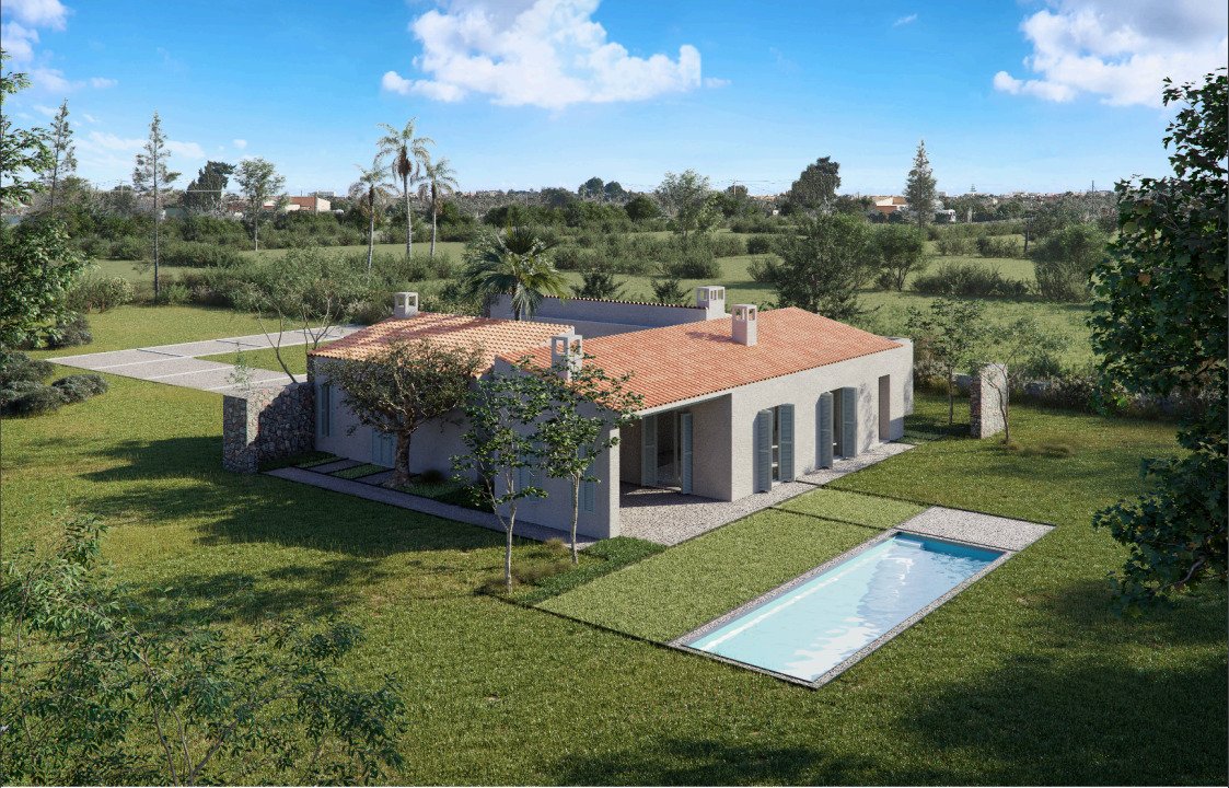 Building plot with approved finca project in Sa Cruta near Porto Cristo 