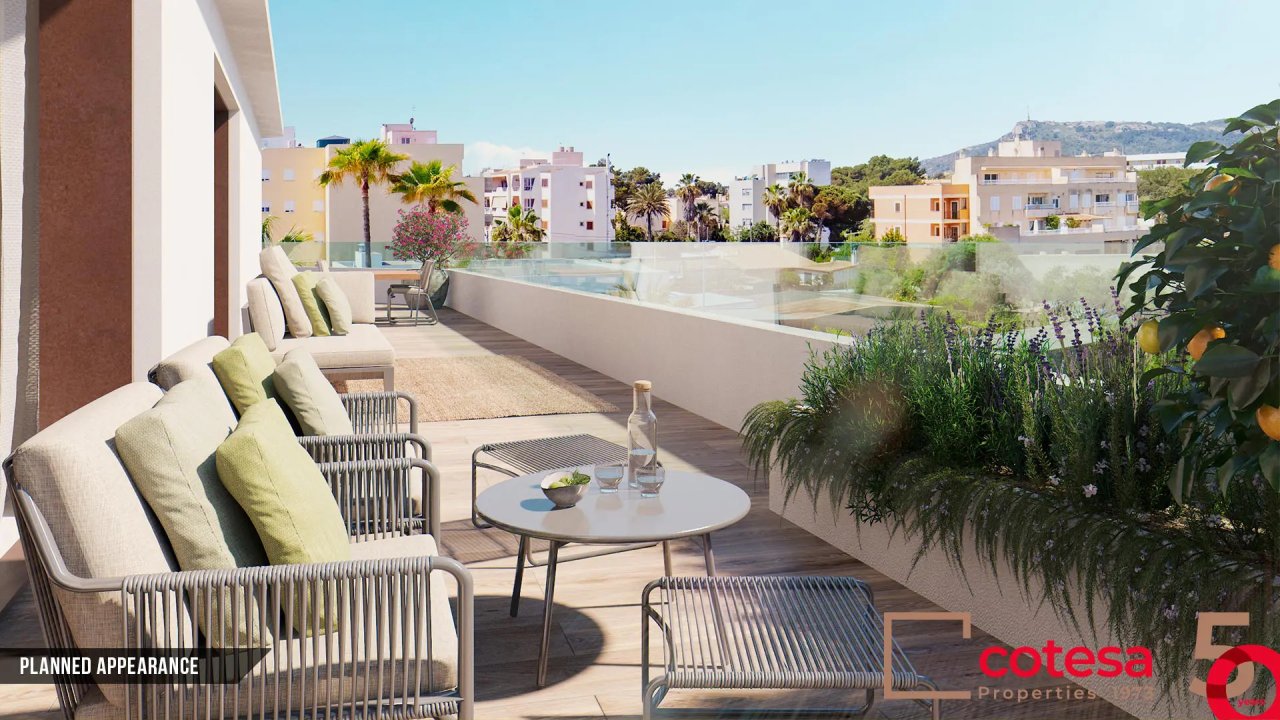Newly built apartment in Cala Bona - Apartment E in the residential building 