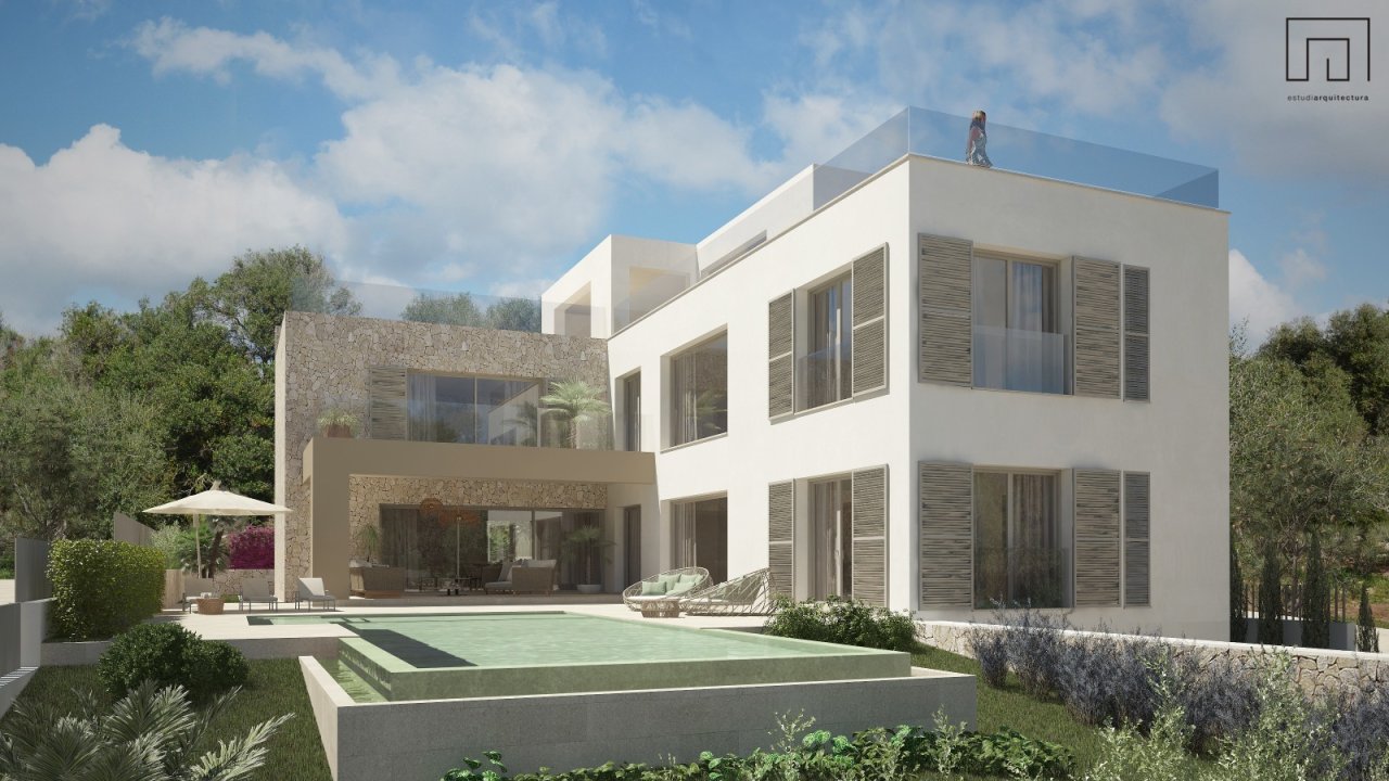 Lujosa villa con impresionantes vistas al puerto, piscina privada y acabados de alta calidad 