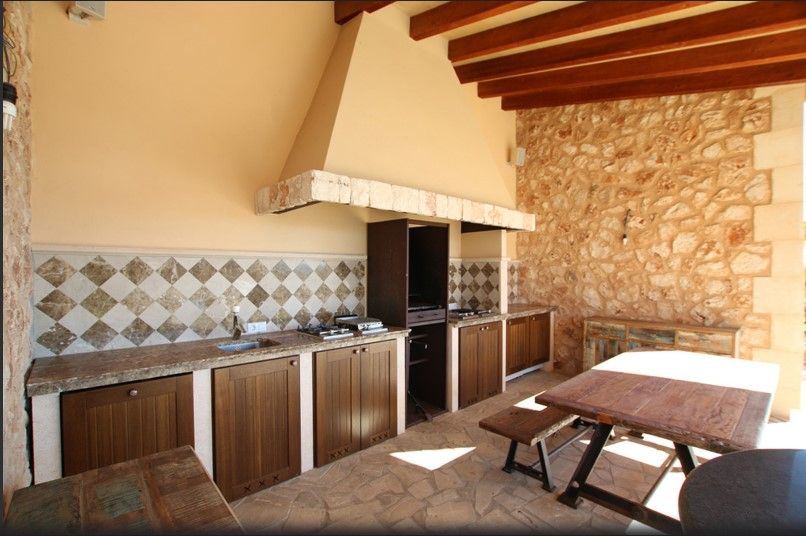 cocina al aire libre