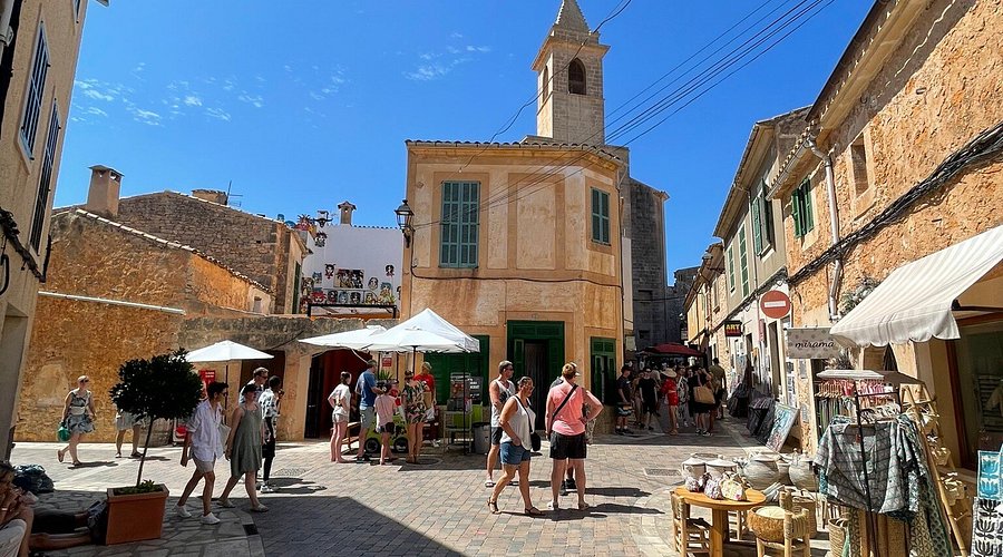 Sandsteinhäuser in Santanyí Mallorca